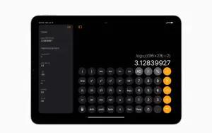 ilustrasi aplikasi kalkulator bawaan untuk iPad (FOTO: apple.com)