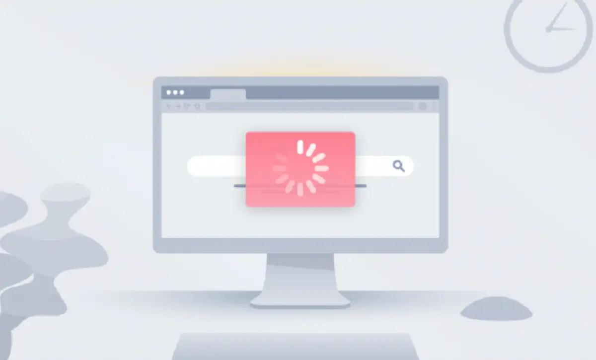 Ilustrasi browser PC dan smartphone yang mendadak lambat. (FOTO: surfshark)