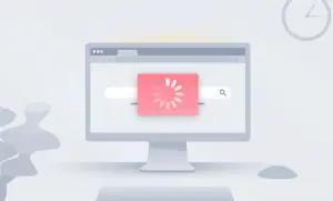 Ilustrasi browser PC dan smartphone yang mendadak lambat. (FOTO: surfshark)