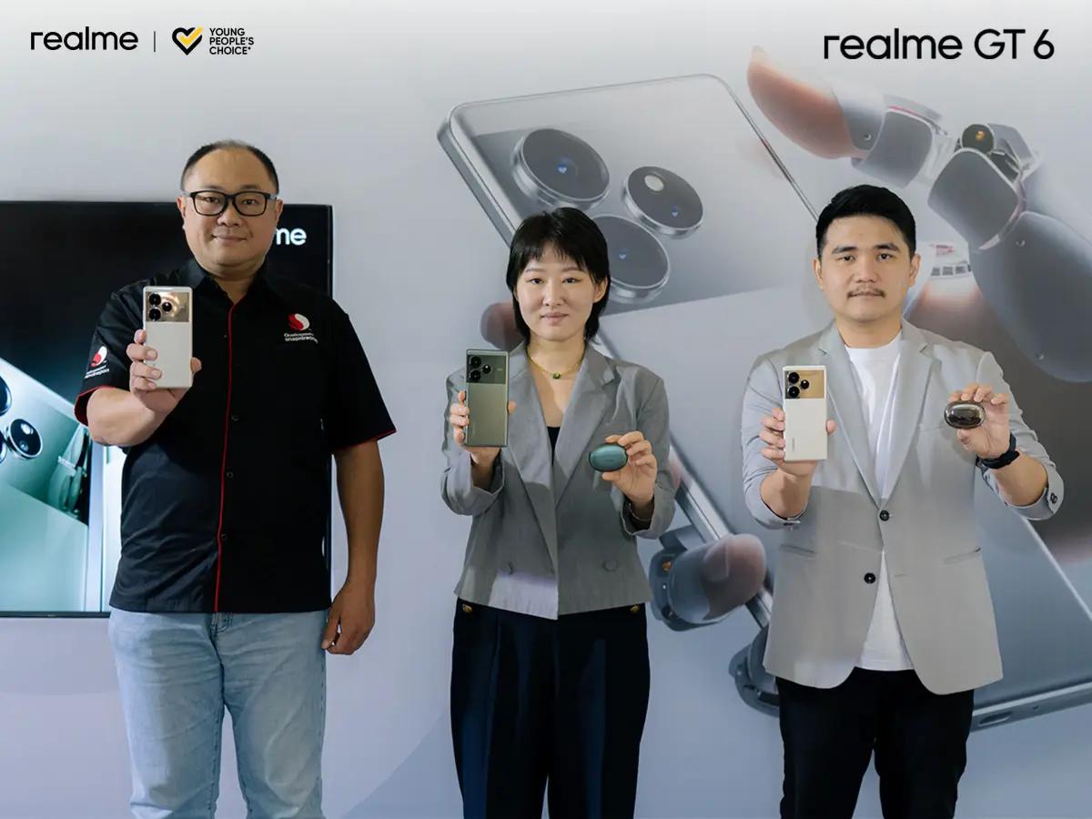 Realme GT 6 resmi diluncurkan di Indonesia. (FOTO: dok.realme Indonesia)