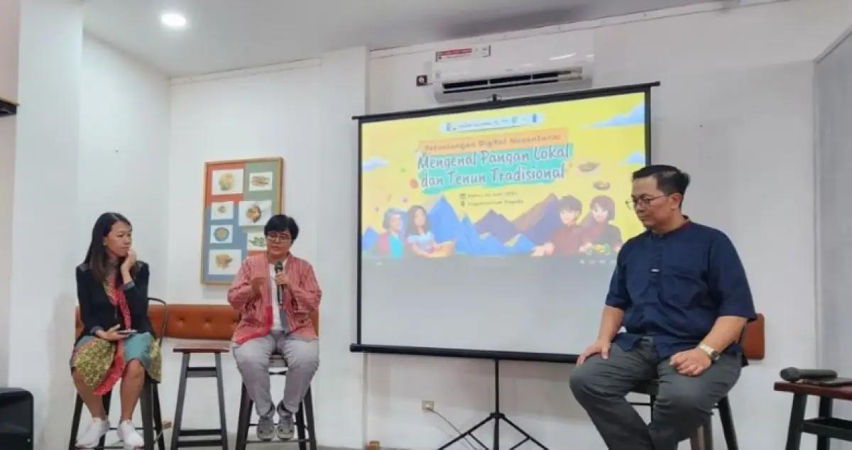 CEO Plexus Studio Iqbal Aribaskara di acara peluncuran game Cotton Match dan Kelana Boga, Yogyatourium, Sabtu (22/06/2024). (Sumber: Dokumen Istimewa)