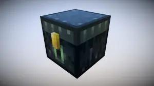 Ender Chest di Minecraft. (Sumber: Sketchfab)