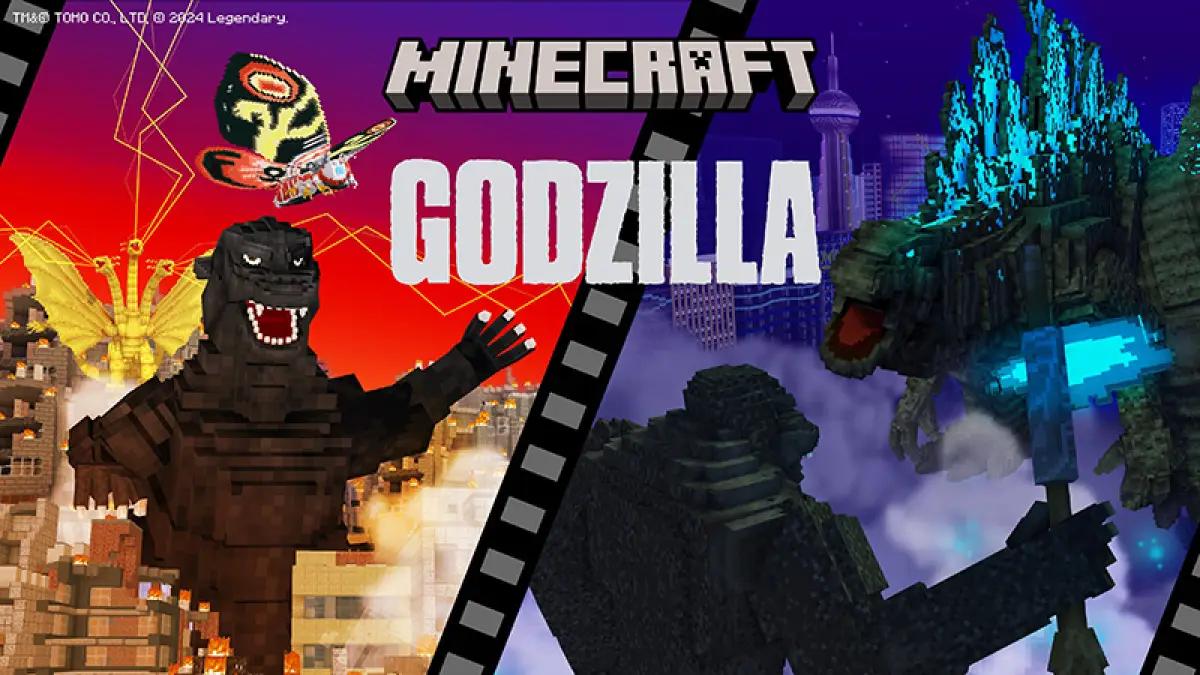 Minecraft Gozila. (Sumber: Minecraft)