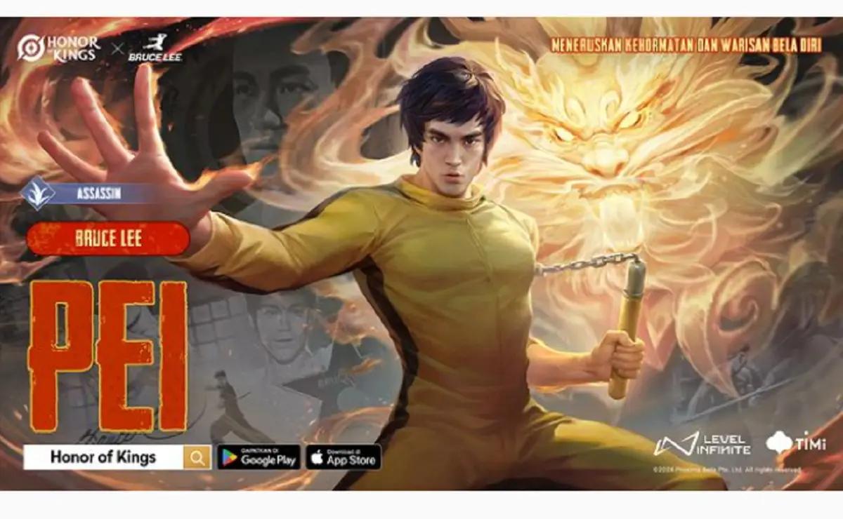 Skin Bruce Lee Honor of Kings (FOTO: Instagram/honorofkings.indonesia)