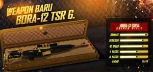 Weapon BORA-12 TSR Gold, Weapon sniper rifle baru dengan damage mematikan. (FOTO: ze)