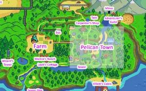 Pelican Town di Game Stradew Valley (FOTO: Moonby Mayor)