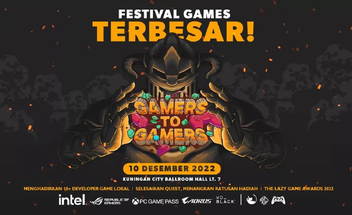 Gamers to Gamers Festival Tahun 2022 (FOTO: The Lazy Game)