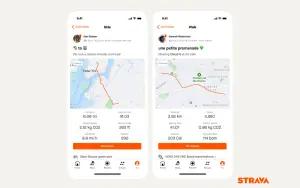 Ilustrasi penggunaan Strava (FOTO: Strava)