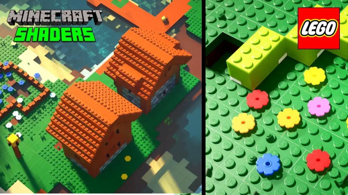 Game Minecraft dengan tekstur Lego. (Sumber: Youtube Wallymoto)