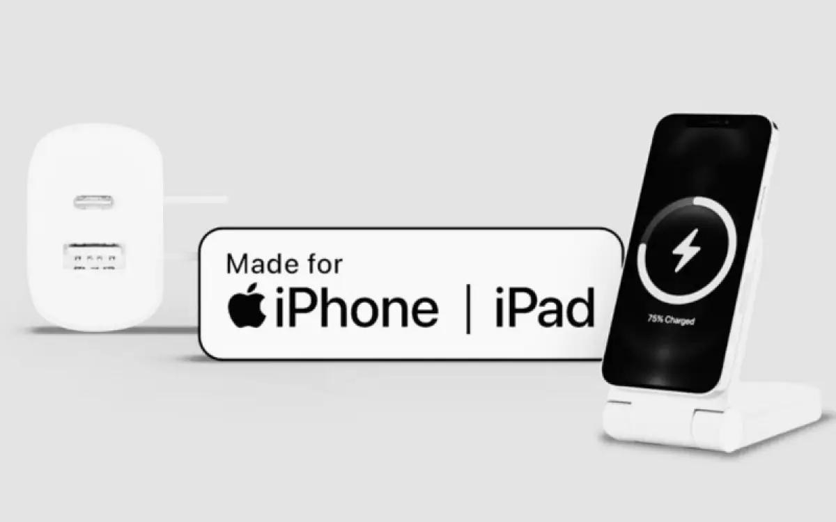 Ilustrasi aksesori iPhone dengan logo MFi (FOTO: iGeeksBlog)