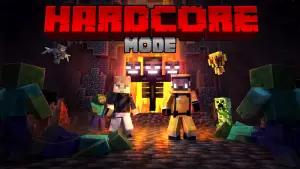 Mode Hardcore di Minecraft. (Sumber: Minecraft)