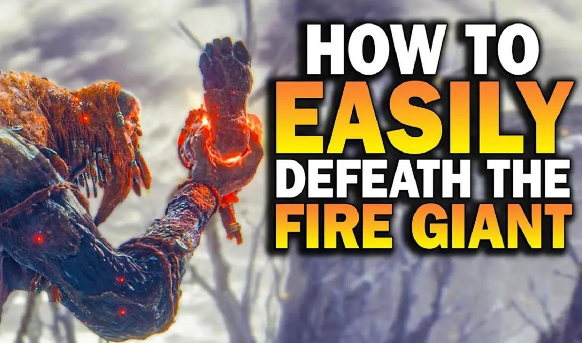 Cara Mengalahkan Raksasa Api atau Fire Giant di Game Elden Ring (FOTO: YouTube/TagBackTV)
