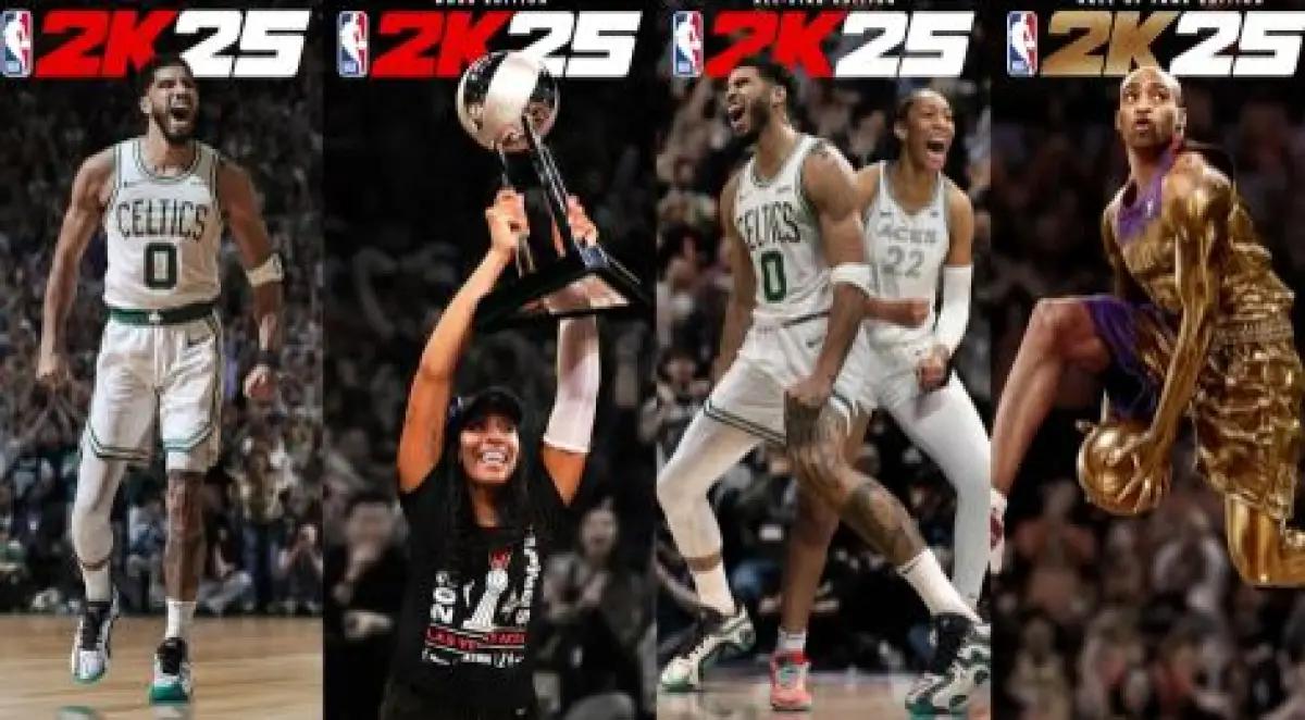 Wajah atlet top NBA dan WNBA menghiasi sampul game basket NBA 2K25