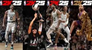 Wajah atlet top NBA dan WNBA menghiasi sampul game basket NBA 2K25