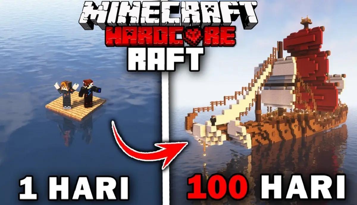 Cara Membuat dan Tutorial Memakai Perahu di Game Minecraft (FOTO: YouTube/PaYuDan)