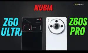 Nubia Z60 Ultra Leading Version dan Nubia Z60S Pro (FOTO: YouTube/Tech Mack)