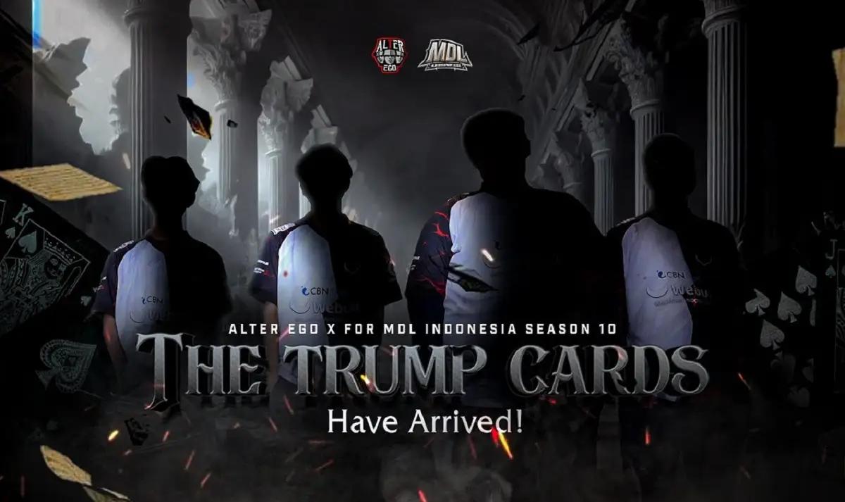 Roster ALter Ego X di MDL ID S10 (FOTO: YouTube/Alter Ego Esports)