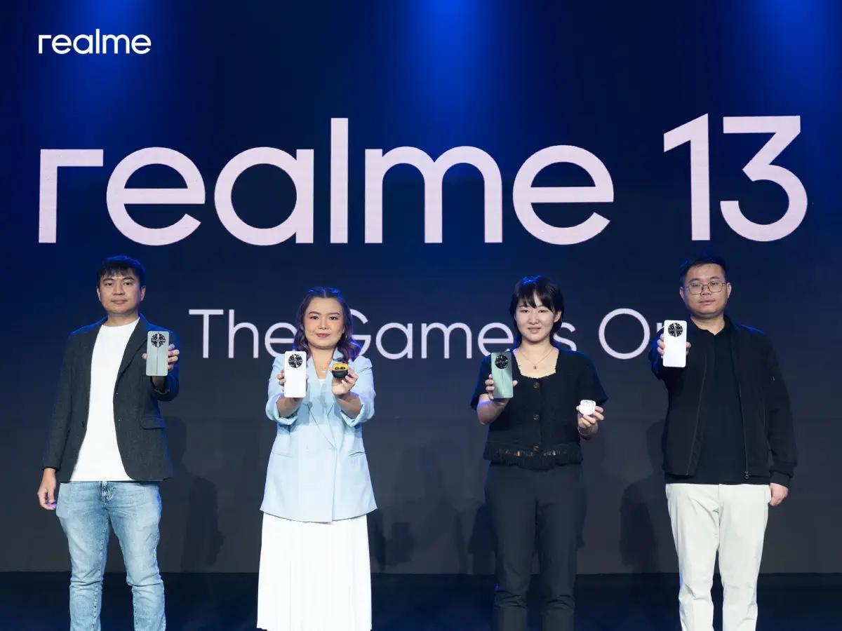 Realme 13 mengklaim sebagai HP gaming paling oke di kelasnya. (FOTO: dok.realme Indonesia)