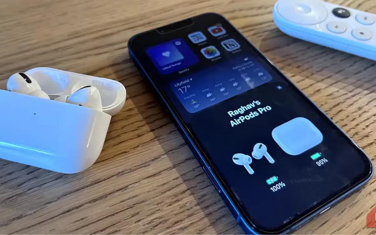 Ilustrasi cara cek level baterai AirPods (FOTO: Make use of)