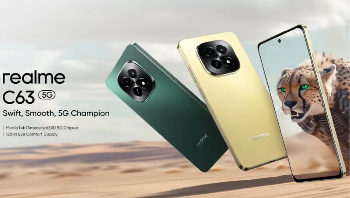 Realme C63 5G (FOTO: realme.com)