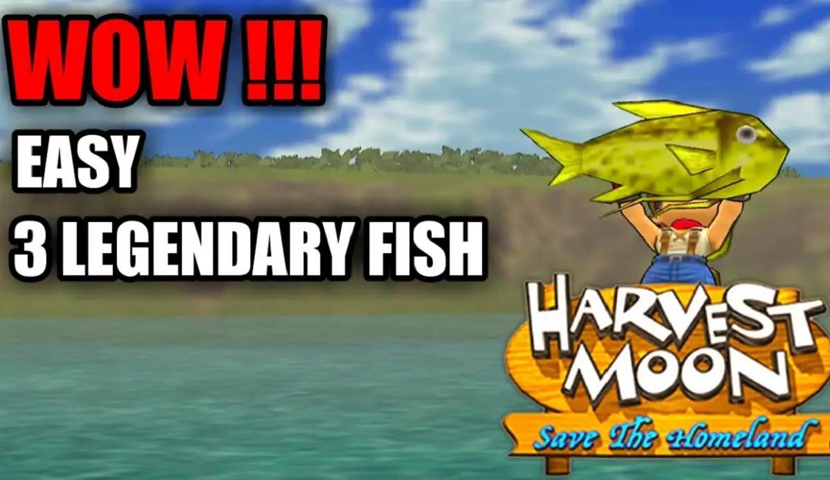 Ikan Legendaris Harvest Moon: Back to Nature (Foto: YouTube/Songko epic)