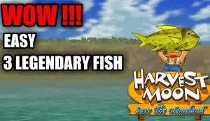 Ikan Legendaris Harvest Moon: Back to Nature (Foto: YouTube/Songko epic)