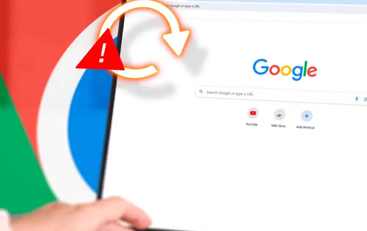 Ilustrasi tab Google Chrome yang refresh otomatis (FOTO: Make use of)