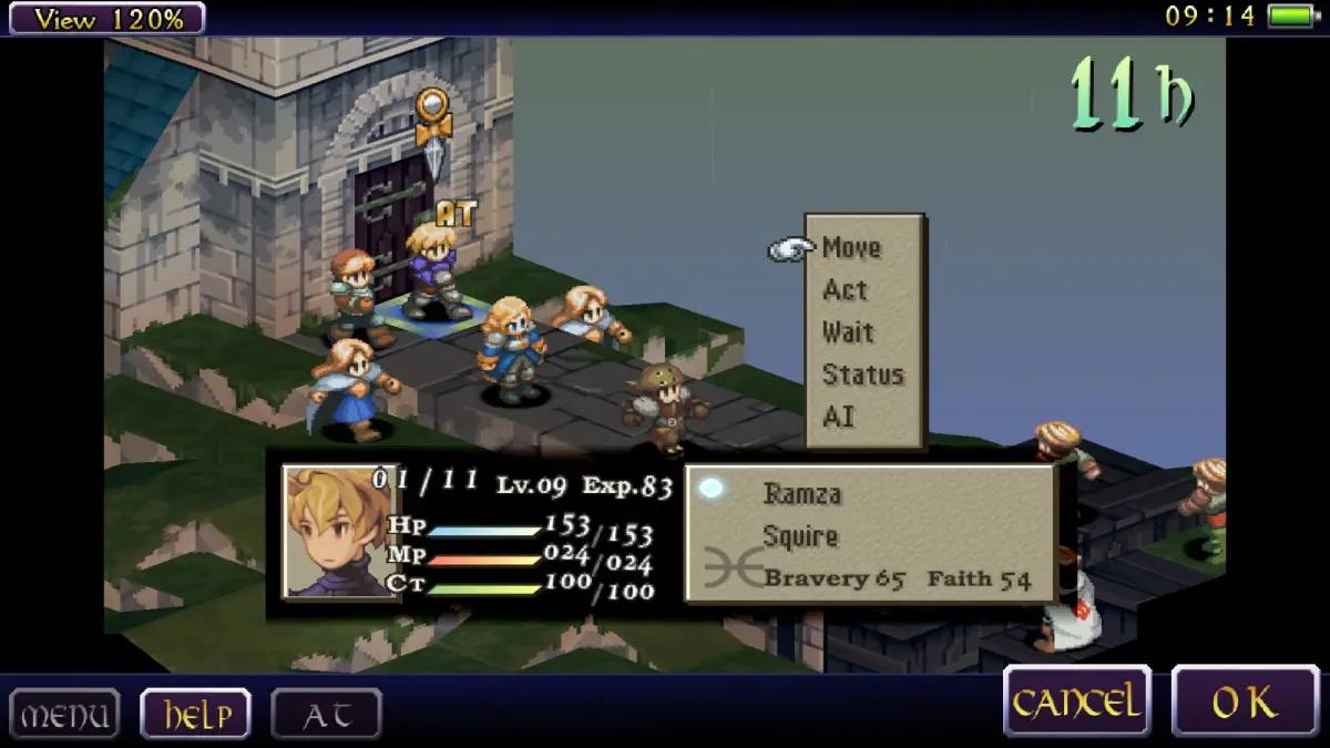 gameplay Final Fantasy Tactics (FOTO: Square Enix)