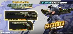 Point Blank merilis battle pass eksklusif military sniper hanya 9000 PB cash. (FOTO: Dok.Zepetto)
