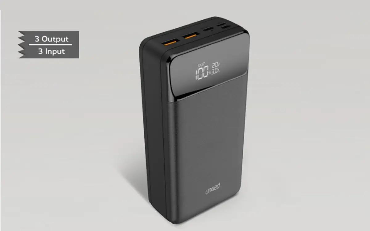 UNEED UPB153 Powerbank Support Laptop 65W (FOTO: shopee)