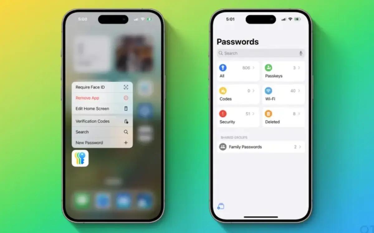 Ilustrasi aplikasi Apple Password di iOS 18 (FOTO: 9to5mac.com)