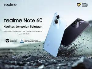 Realme Note 60, HP Rp1 jutaan dengan ArmorShell Protection (FOTO: dok.realme Indonesia)