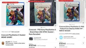 Sejak Sony menutup game Concord, banyak pihak menjual versi fisik dari game tersebut dengan harga mahal. (Sumber: Video Gamer)