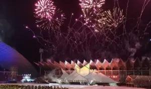 Pembukaan Pekan Olahraga Nasional (PON) XXI Aceh-Sumut 2024 Senin (9/9/2024) di Stadion Harapan Bangsa Banda Aceh. (Sumber: KONI)