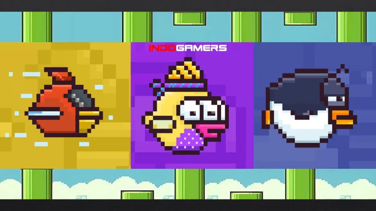 Flappy Bird Kembali dengan Karakter Baru! Siapa Saja yang Bisa Kamu Mainkan? (FOTO: Indogamers/Rozi)