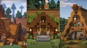 Rumah di game Minecraft. (Sumber: The Gamer)