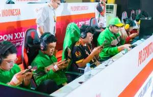 Laga Pertandingan Mobile Legends di PON XXI Aceh-Sumut (Foto: PB ESI)