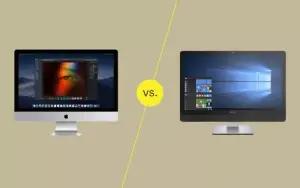 PC Windows vs iMac (FOTO: lifewire)