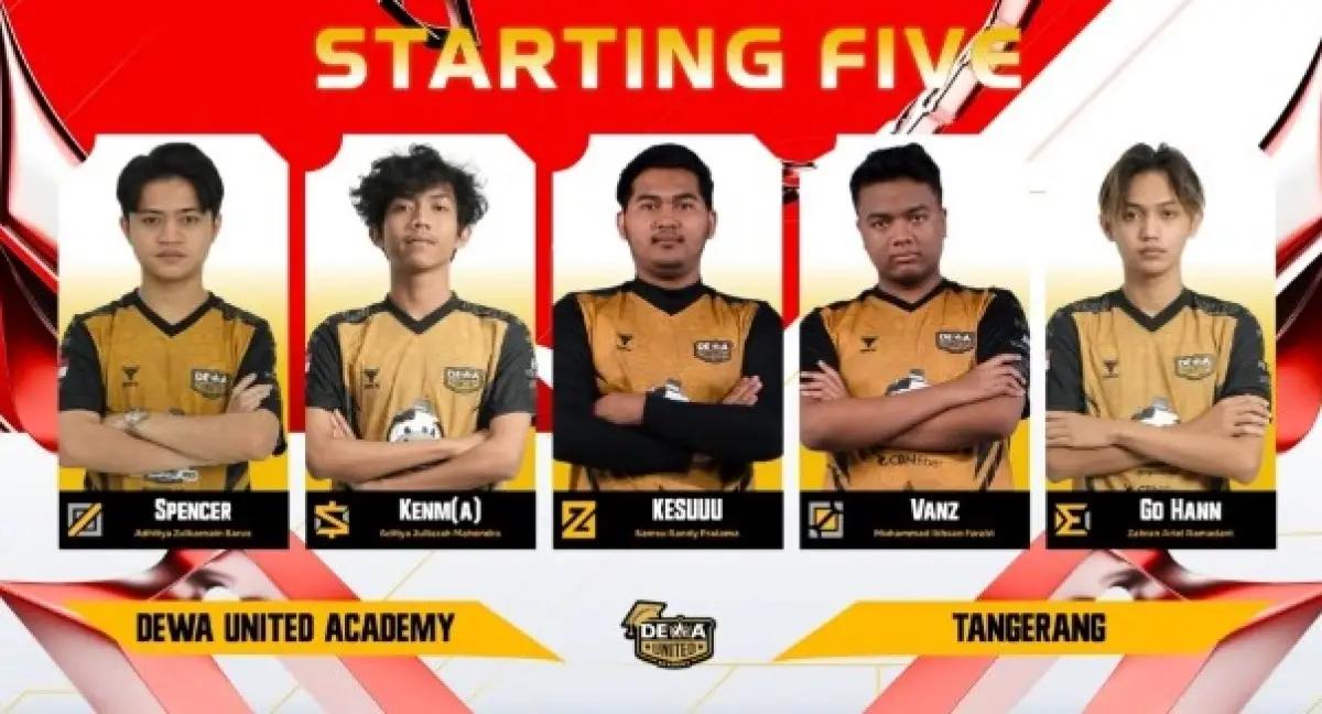Dewa United Academy (FOTO: Dok.Liga Esports Nasional 2024)