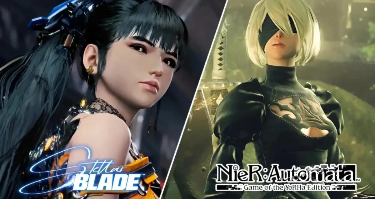 Game Nier Automata dan Stellar Blade. (Sumber: Techdiyforu)