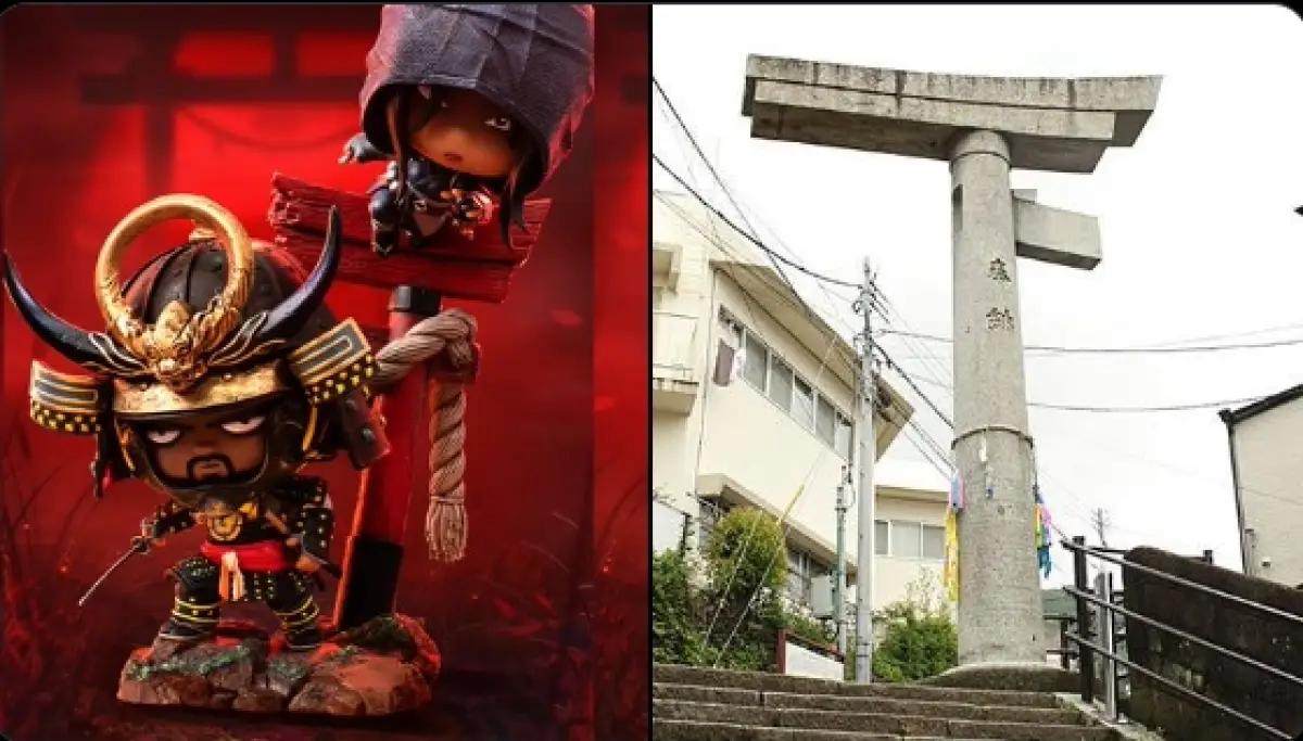 One-legged Torii, situs bersejarah yang hancur akibat bom nuklir Nagasaki. (Sumber: X/@r230614_shin)