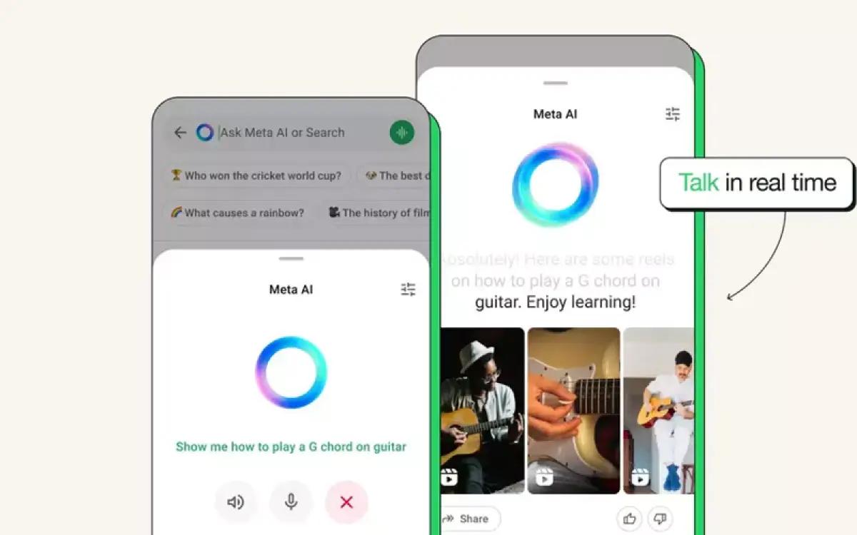 Meta AI yang hadir di WhatsApp (FOTO: WhatsApp)