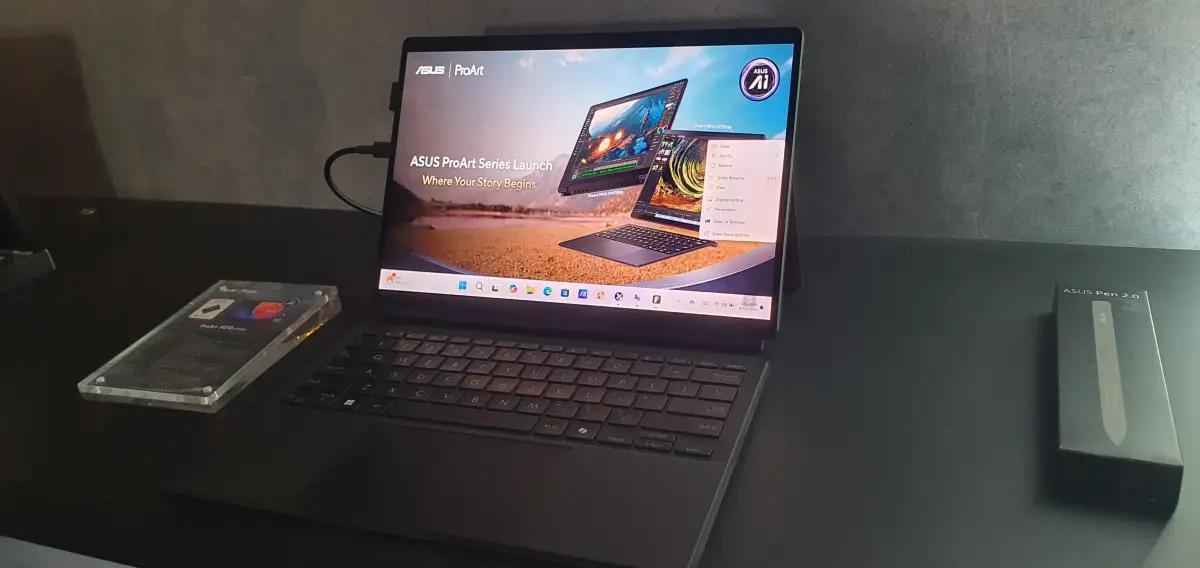 Laptop ASUS ProArt PZ13 (FOTO: Indogamers.com/Ica Juniyanti)