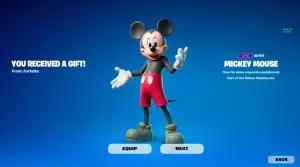 Ilustrasi Mickey Mouse di Fortnite. (Sumber: Games Radar)