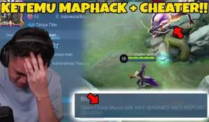 Oura Saat Bertemu Cheater di Mobile Legends (Foto: YouTube/Oura)