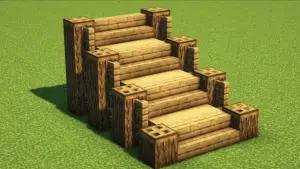 Tangga di game Minecraft. (Sumber: Rempire)