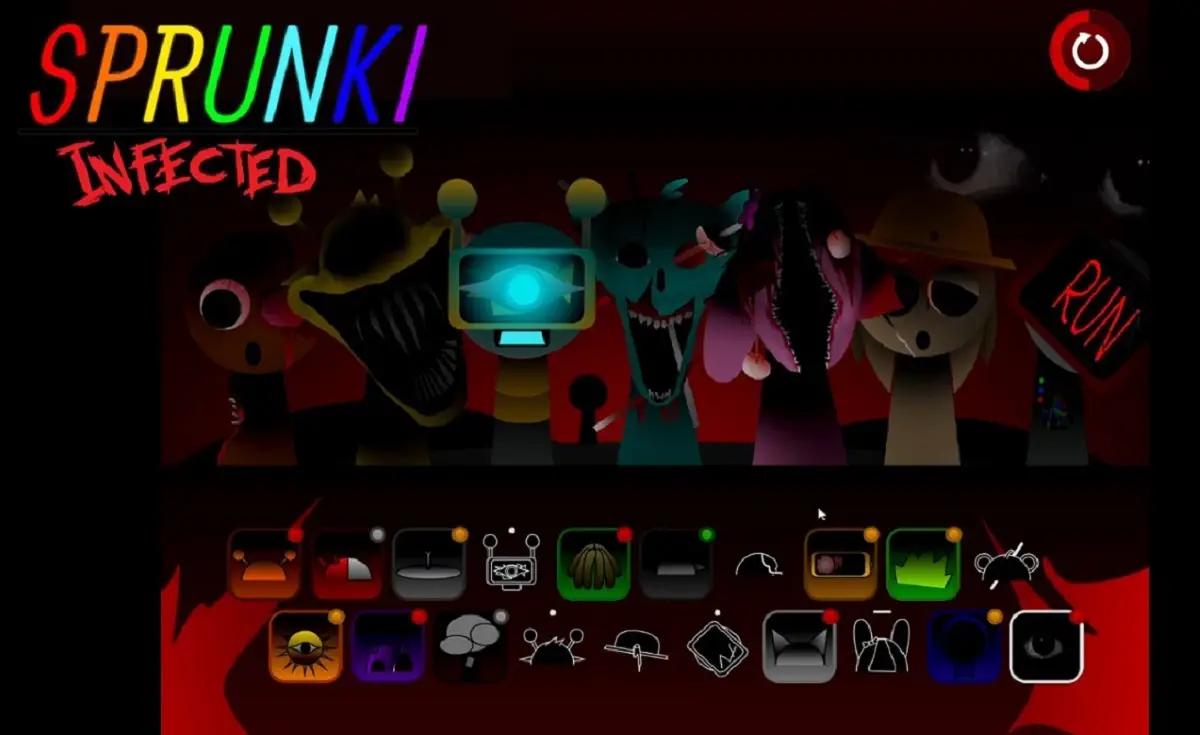 Game Sprunki Incredibox Infected (Foto: YouTube/Kiza Gameplays)