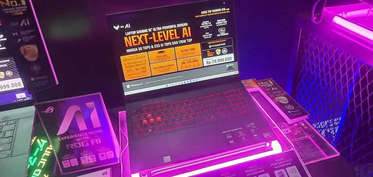 Asus TUF Gaming A16 (FOTO: Indogamers.com/Ica Juniyanti)