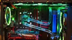 Ilustrasi penggunaan liquid cooler pada PC (FOTO: fantech.id)