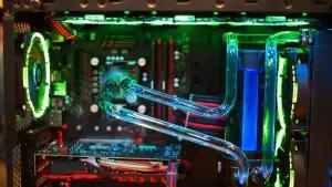 Ilustrasi penggunaan liquid cooling pada PC (FOTO: fantech.id)